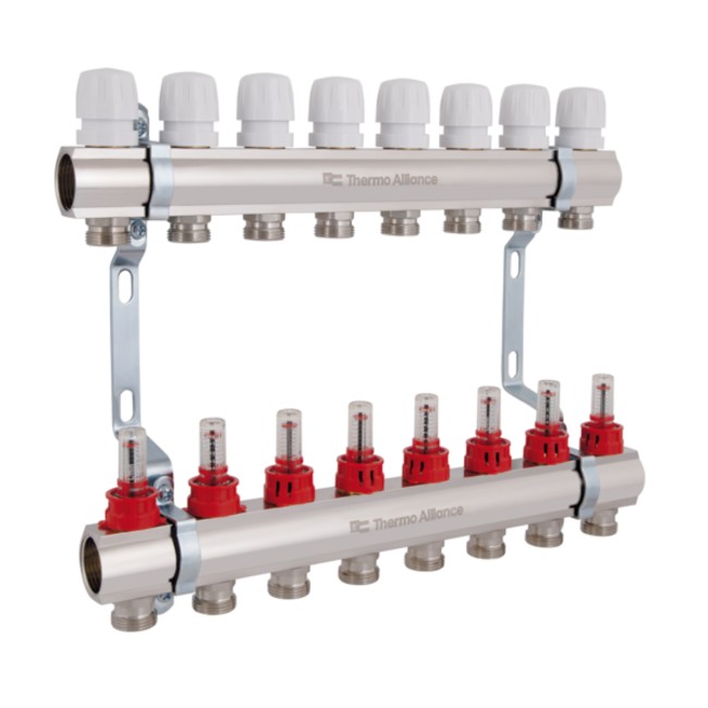Коллектор с расходомерами Thermo Alliance Standart 1" 8 выходов SD235W8