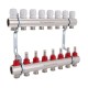 Коллектор с расходомерами Thermo Alliance Standart 1" 8 выходов SD235W8