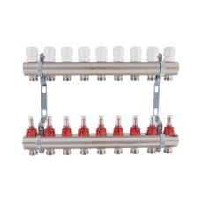 Коллектор с расходомерами Thermo Alliance Standart 1" 9 выходов SD235W9