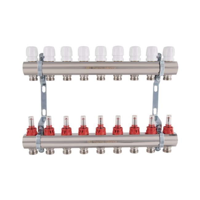 Коллектор с расходомерами Thermo Alliance Standart 1" 9 выходов SD235W9