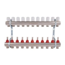 Коллектор с расходомерами Thermo Alliance Standart 1" на 11 выходов