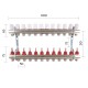 Коллектор с расходомерами Thermo Alliance Standart 1" на 12 выходов