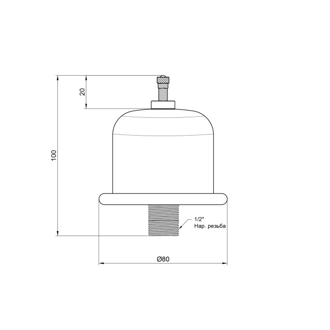 Устройство против гидроудара Icma 1/2" №S119