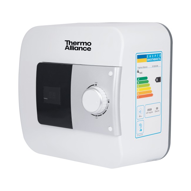 Водонагреватель электрический Thermo Alliance 10 л над мойкой вертикальный, мокрый ТЭН 1,5 кВт SF10X15N