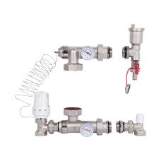 Смесительная группа Thermo Alliance Standart 1'' без байпаса SF006W25