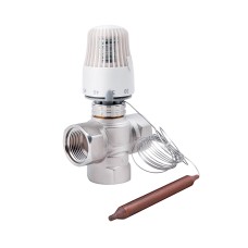 Кран смесительный трехходовой Thermo Alliance Standart 1" М30х1,5 с термоголовкой SF362W25