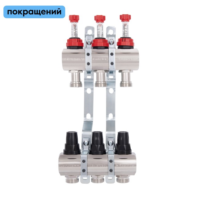 Колектор з витратомірами Thermo Alliance Forte 1" 3 виходи SF001W3