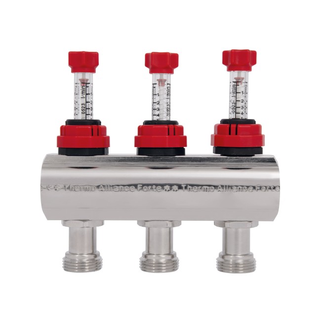 Колектор з витратомірами Thermo Alliance Forte 1" 3 виходи SF001W3