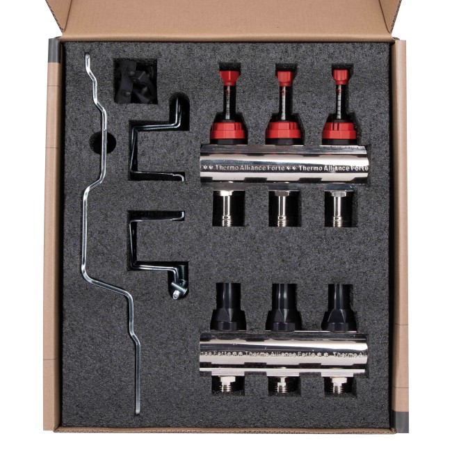 Колектор з витратомірами Thermo Alliance Forte 1" 3 виходи SF001W3