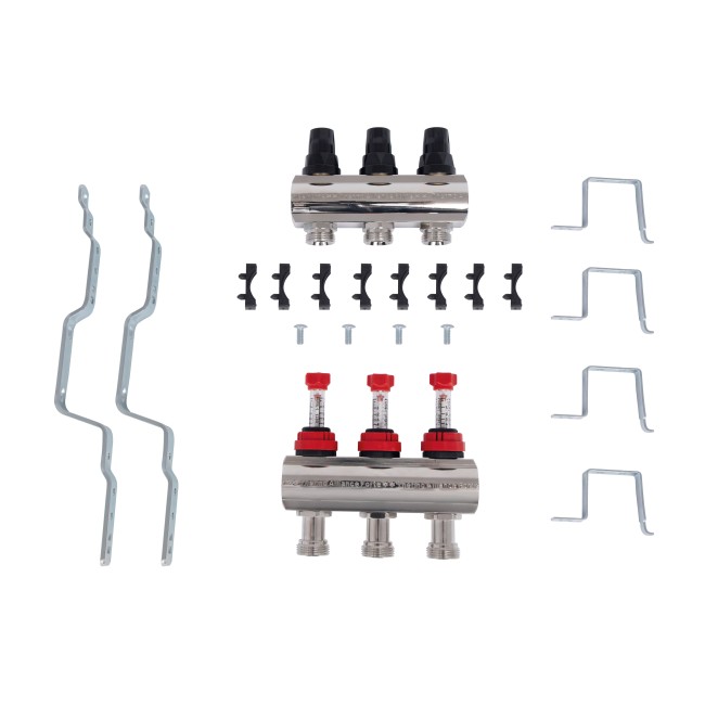 Колектор з витратомірами Thermo Alliance Forte 1" 3 виходи SF001W3