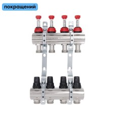 Коллектор с расходомерами Thermo Alliance Forte 1" 4 выхода SF001W4