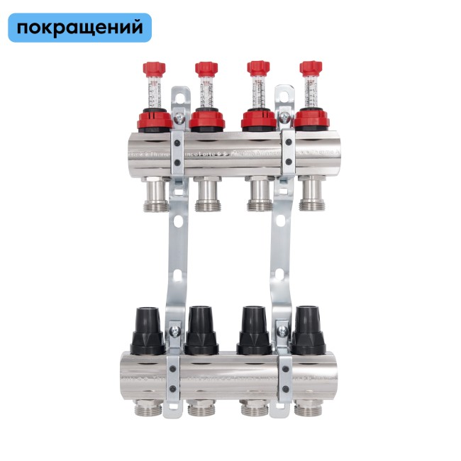 Колектор з витратомірами Thermo Alliance Forte 1" 4 виходи SF001W4