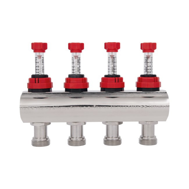Колектор з витратомірами Thermo Alliance Forte 1" 4 виходи SF001W4
