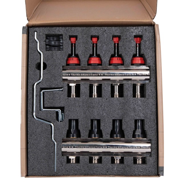 Колектор з витратомірами Thermo Alliance Forte 1" 4 виходи SF001W4