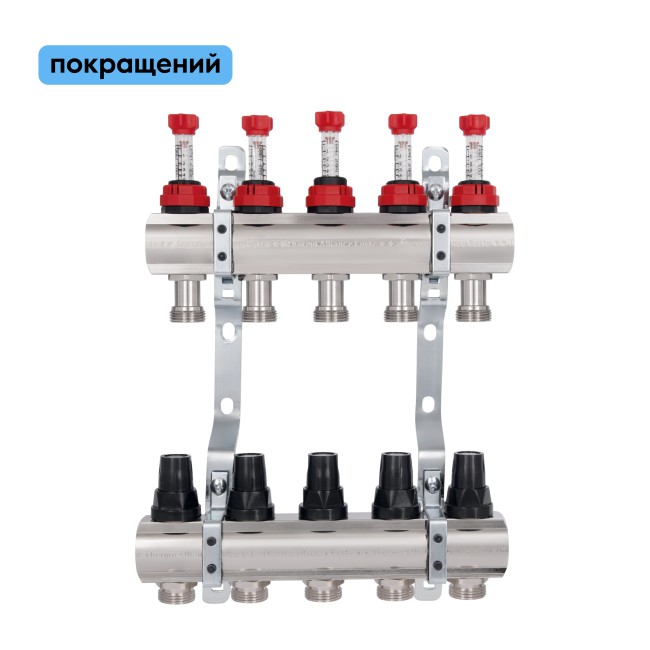 Коллектор с расходомерами Thermo Alliance Forte 1" 5 выходов SF001W5