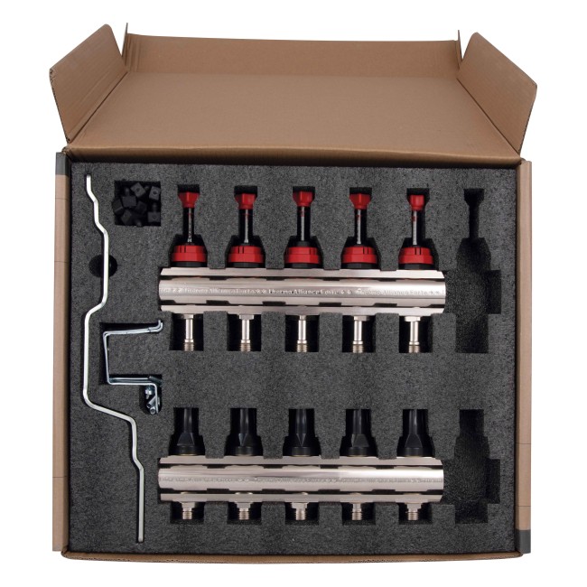 Коллектор с расходомерами Thermo Alliance Forte 1" 5 выходов SF001W5