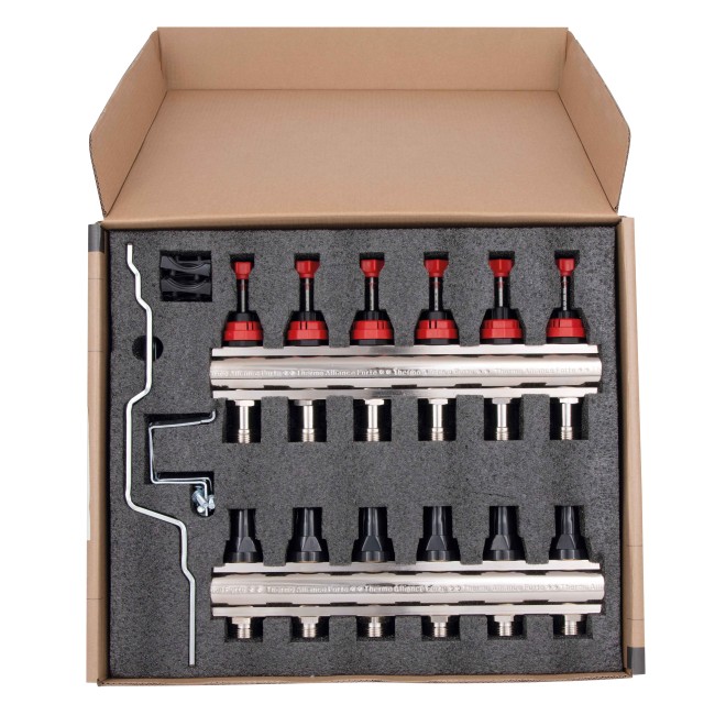 Коллектор с расходомерами Thermo Alliance Forte 1" 6 выходов SF001W6