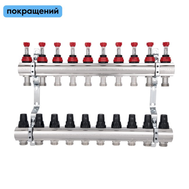 Коллектор с расходомерами Thermo Alliance Forte 1" 10 выходов SF001W10