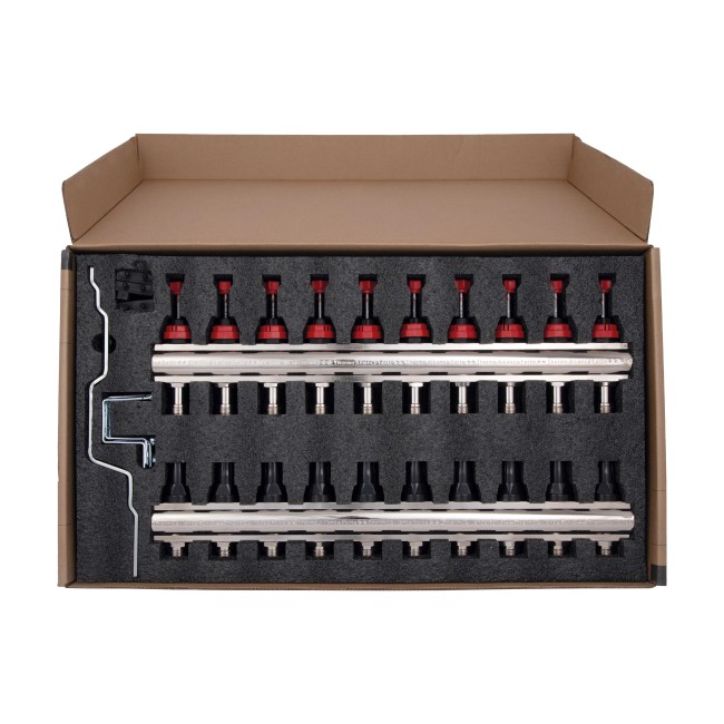 Коллектор с расходомерами Thermo Alliance Forte 1" 10 выходов SF001W10