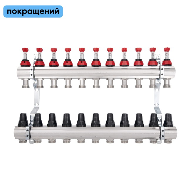 Колектор з витратомірами Thermo Alliance Forte 1" 11 виходів SF001W11