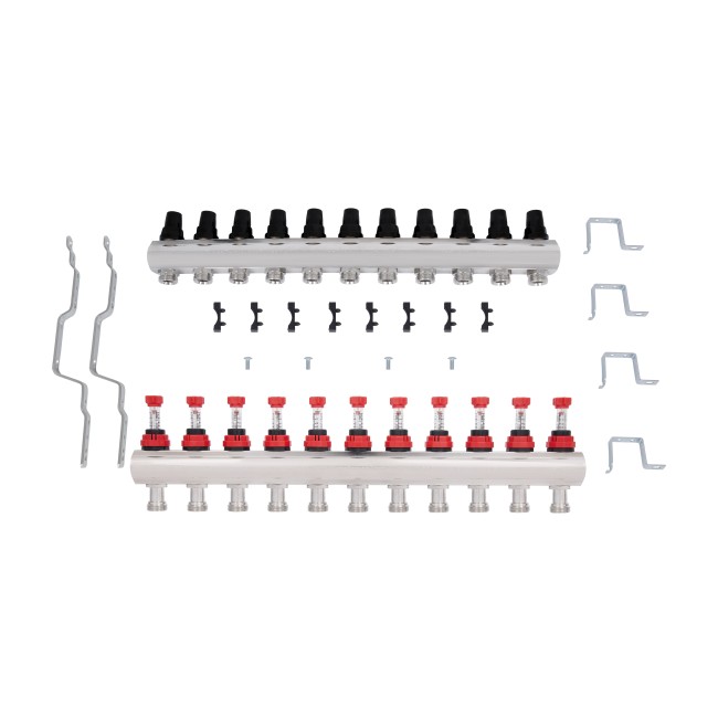 Колектор з витратомірами Thermo Alliance Forte 1" 11 виходів SF001W11