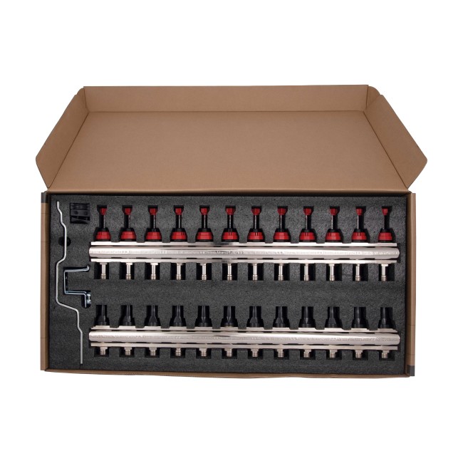 Колектор з витратомірами Thermo Alliance Forte 1" 12 виходів SF001W12