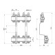 Колектор Thermo Alliance Forte 1" 4 виходи SF002W4