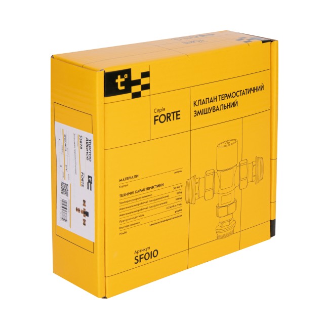 Смеситель термостатический Thermo Alliance Forte 3/4" SF010W20