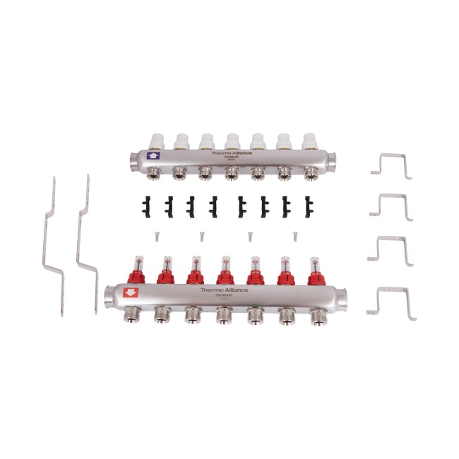 Коллектор с расходомерами Thermo Alliance Standart 1" 7 выходов SD0047