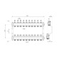 Коллектор с расходомерами Thermo Alliance Standart 1" 10 выходов SD00410