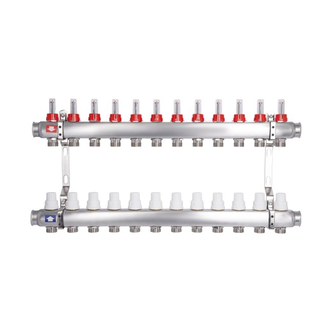 Коллектор с расходомерами Thermo Alliance Standart 1" 12 выходов SD00412