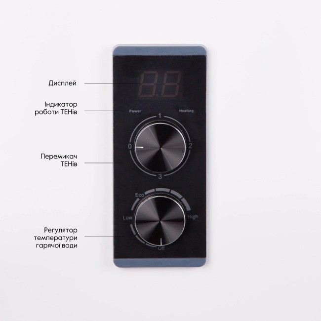 Водонагреватель электрический Thermo Alliance 30 л плоский вертикальный, сухой ТЭН 2 кВт (0,8+1,2) DT30V20G(PD)-D/2