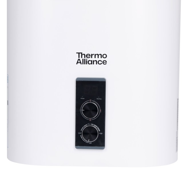 Водонагреватель электрический Thermo Alliance 50 л плоский вертикальный, мокрый ТЭН 2 кВт (0,8+1,2) DT50V20G(PD)/2