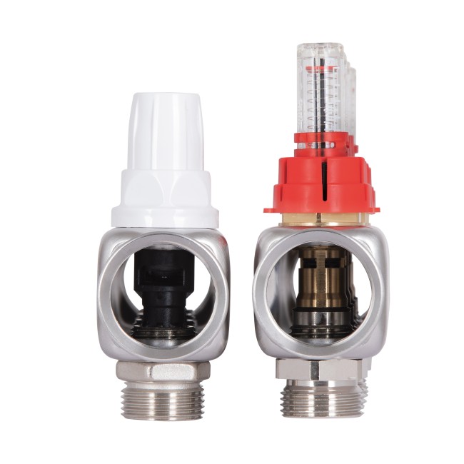 Коллектор с расходомерами (нерж.) 1"х4 Icma № К073