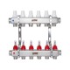 Коллектор с расходомерами (нерж.) 1"х6 Icma № К073