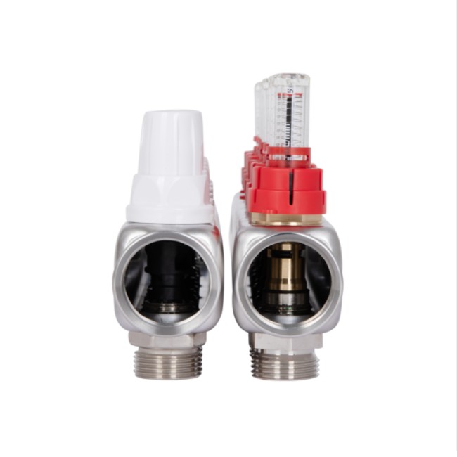 Коллектор с расходомерами (нерж.) 1"х6 Icma № К073