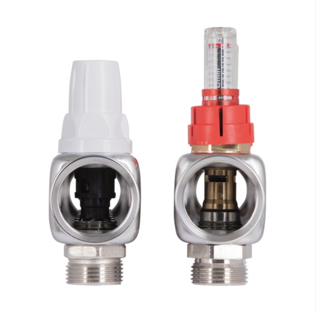 Колектор з витратомірами (нерж.) 1" х8 Icma № К073