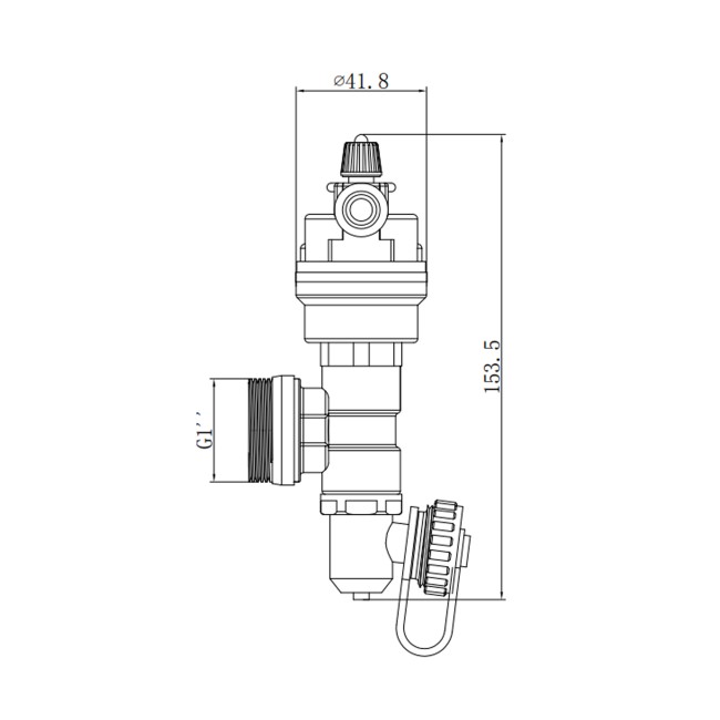 Сливная группа Thermo Alliance Forte с воздухоотводчиком 1'' TAFE00725