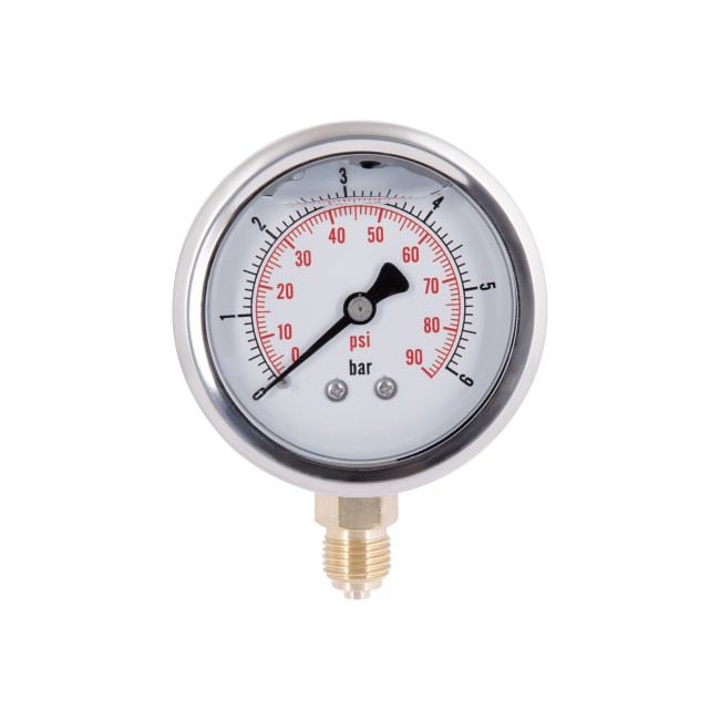 Манометр із гліцерином Thermo Alliancе Forte 6 бар, 1/4"З, нижнє підключення TAF170G6B