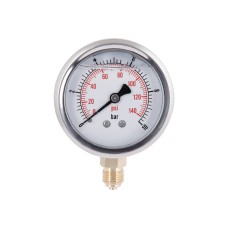 Манометр із гліцерином Thermo Alliancе Forte 10 бар, 1/4"З, нижнє підключення TAF170G10B