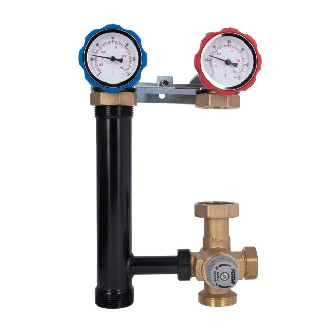 Насосная группа Icma №R004 1 1/2"x1" подключение слева, без насоса 93R004AFS5505SC