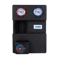 Насосная группа Icma №R001 1 1/2"x1" подключение слева, без насоса 93R001AFS53SC