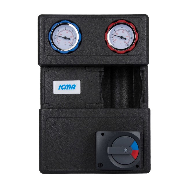 Насосная группа Icma №R001 1 1/2"x1" подключение справа, без насоса 93R001AFD53SC