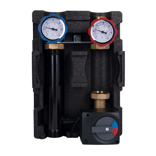 Насосная группа Icma №R001 1 1/2"x1" подключение справа, без насоса 93R001AFD53SC