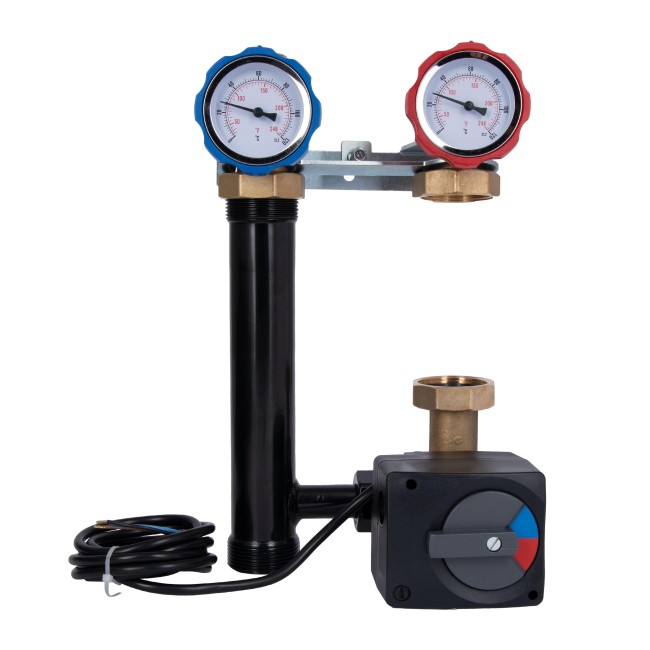 Насосная группа Icma №R001 1 1/2"x1" подключение справа, без насоса 93R001AFD53SC