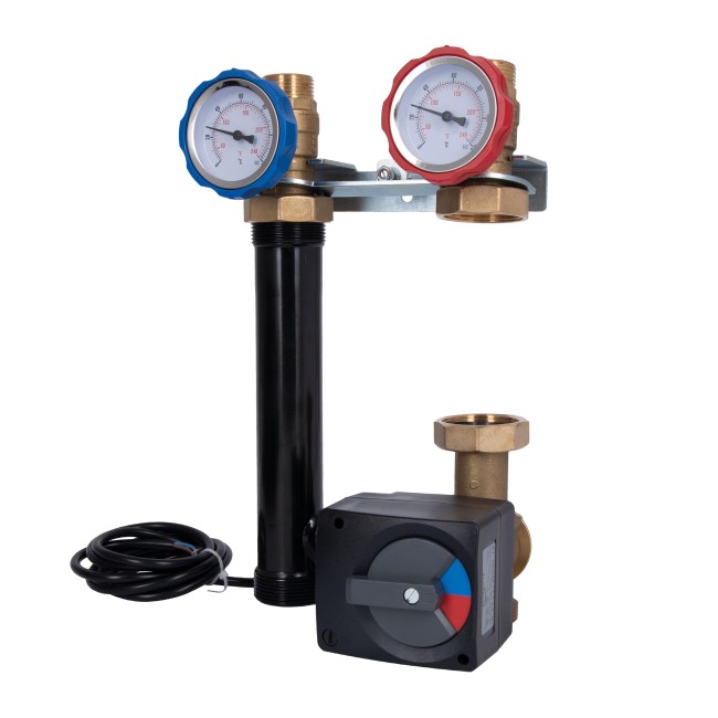 Насосная группа Icma №R001 1 1/2"x1" подключение справа, без насоса 93R001AFD53SC