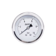 Манометр гліцериновий Thermo Alliancе Forte d63 мм, 1/4"З із заднім підключенням (латун.) 0-10 бар TAF171G10B