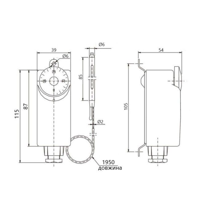 Термостат Thermo Alliance Standart с выносным датчиком TAS350
