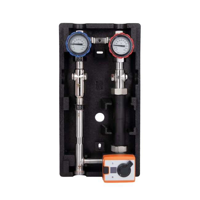 Насосная группа Forte Quick System с автоматической регулировкой 1" (без насоса) правое подкл., нерж. сталь SUS304 TAF-QSPGR4 Thermo Alliance