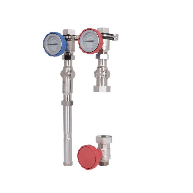 Насосная группа Forte Quick System прямая линия 1" (без насоса) правое подк., нерж. сталь SUS304 TAF-QSPGR1 Thermo Alliance